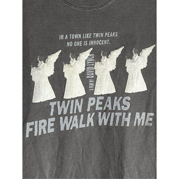 Twin Peaks David Lynch Fire Walk With Me Horror Movie Promo Tee - Picture 2 of 4